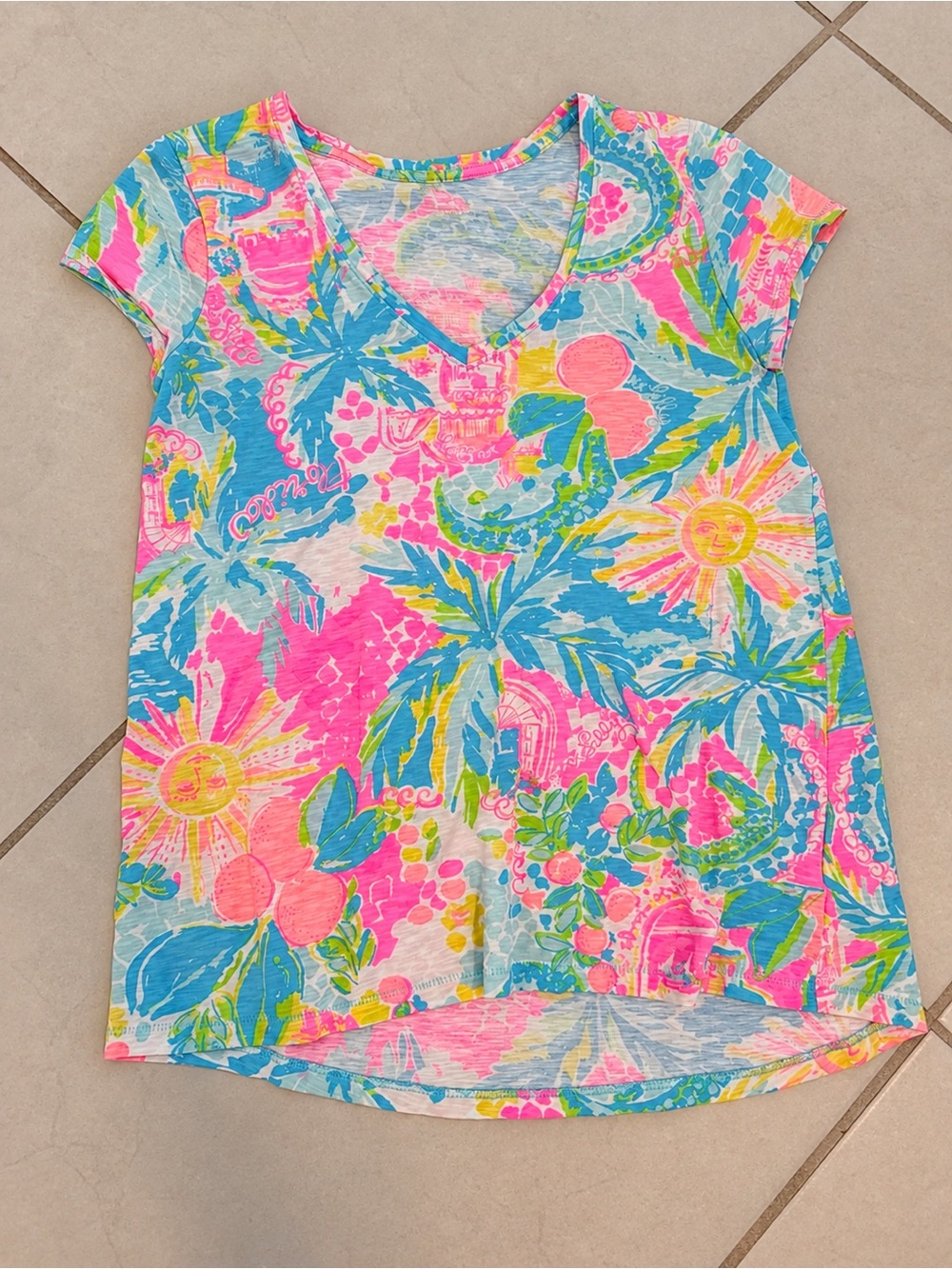 Lilly Pulitzer Lilly loves Florida top
